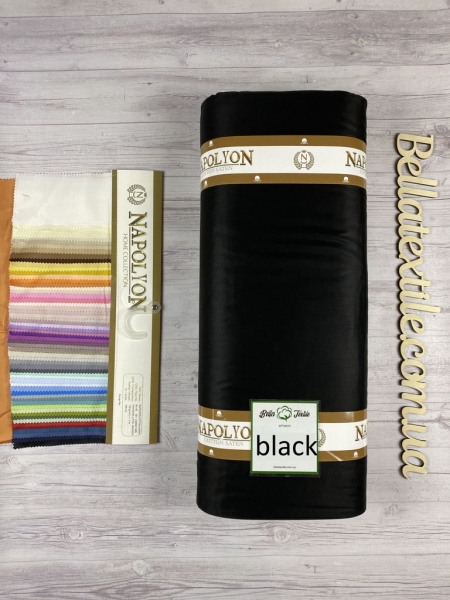 Сатин преміум Napolyon Black